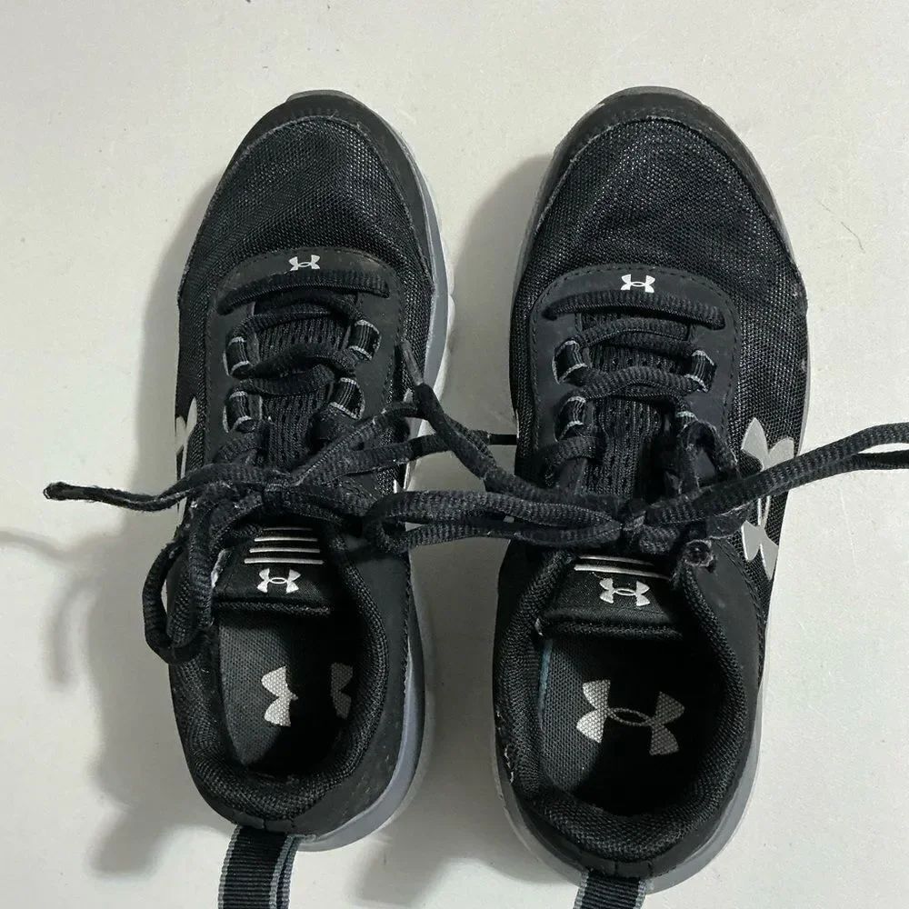 Under Armour Kids Black Athletic Shoes